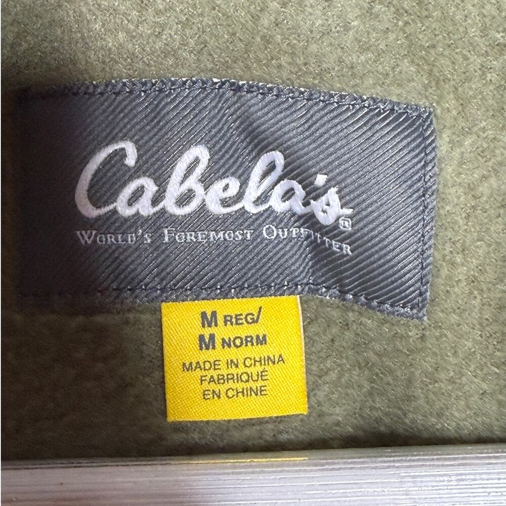 Cabela's Women's Camo Fleece Quarter Zip Pullover Sweater Size Medium Outdoors - Picture 11 of 12